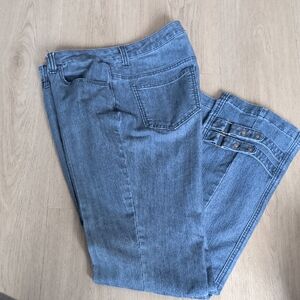 Together Women's Straight Leg Blue Jeans